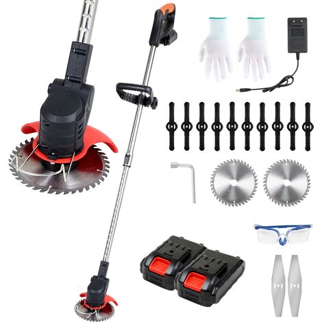 SWANEW Decespugliatore 18krpm Con caricatore con 2x 21V 1.5.0Ah & caricabatterie (1/5)