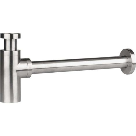 Sapho Minimal - Siphon für Waschtisch 1 1/4", Edelstahl MI036 (1/3)
