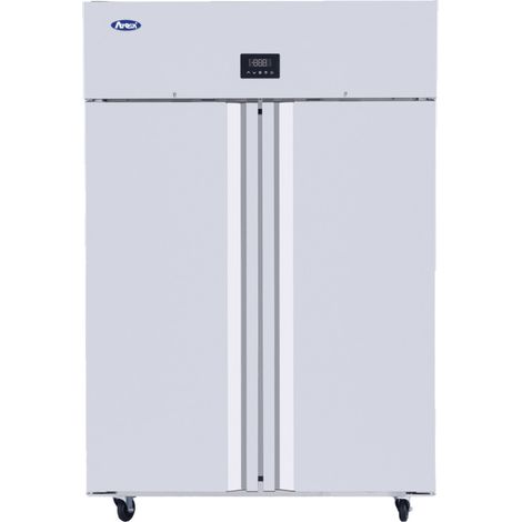 Armoire emboutie gn2/1 positive 2 portes full aisi 304 connectee 1400L - Atosa