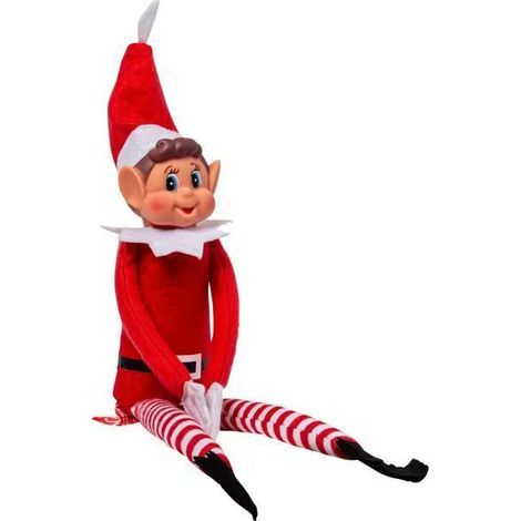 lutin farceur de noel Elfes de 30 cm pliés et posés – avec Visages en Vinyle et Mains antidérapantes – Plus Les Elfes et Plus de Malice (1/5)