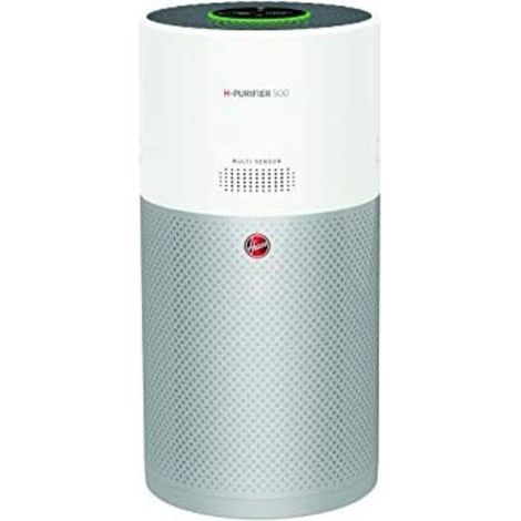 Hoover H-Purifier 500 purificatore d'aria bianco e argento