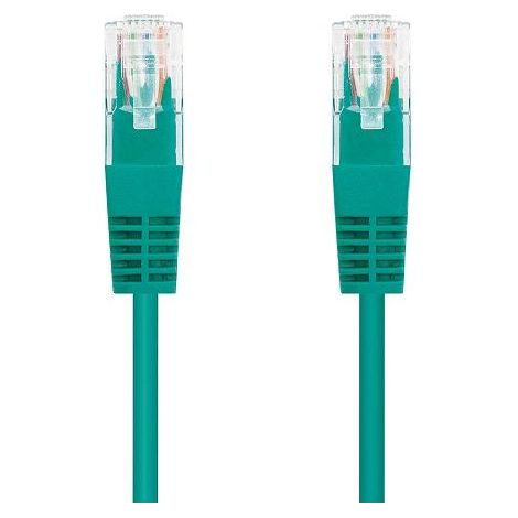 Cable de red UTP CAT5E 0.50 M Verde (1/4)