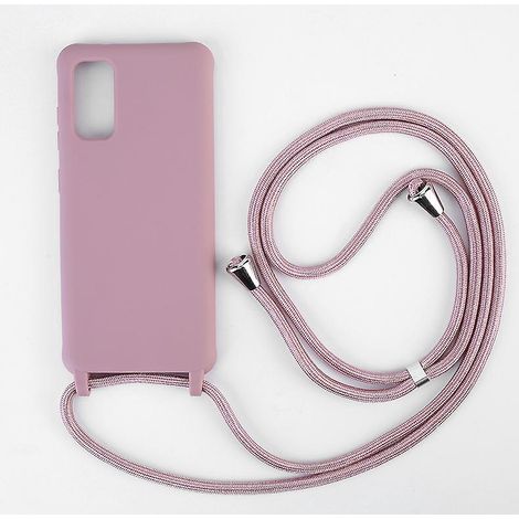 or Rose ,collier Pour Samsung Galaxy S22 Coque Silicone Liquide Bumper Housse Galaxy S22 Lanire Avec Cordon Rglable Longueur Chane Lanyard Case Ho (1/5)