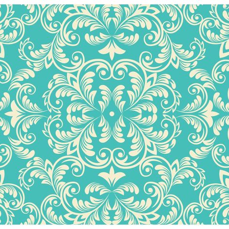 Decoración de exterior Oxford - Motiv türkisfarbenes orientalisches Muster I DR270 (1/5)