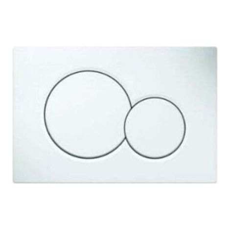Pour Geberit Sigma01 - Plaque de déclenchement SIgma01, Blanc - 115.770.11.5 (1/2)