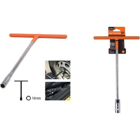 Kaela - Chiave Poligonale Impugnatura Tipo A T Da 14 Mm Con Bussola Esagonale Cr-v 91610 - (1/2)