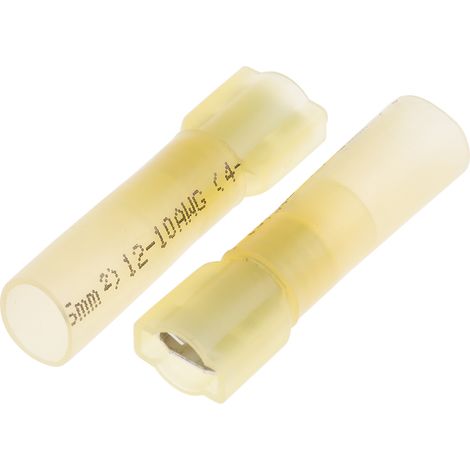 Cosse faston RS PRO, Isolé, Jaune