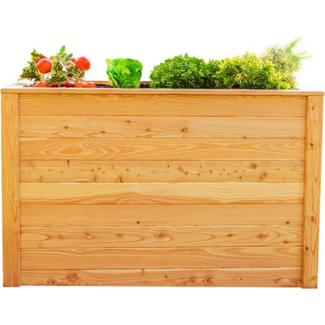 Westmann Lit surélevé en mélèze Klassik 130  Nature  130x65x84 cm