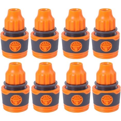 8/11 Hose Connectors, Garden Hose Quick Connector, Irrigation Connector, Garden Irrigation System Accessories