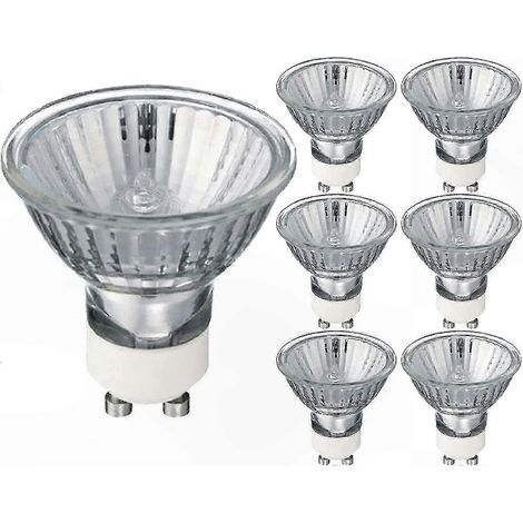 GU10 Halogen-Scheinwerfer 35 W 240 V, 6er-Pack, Warmweiß 2700 K, dimmbare Lampen für Projektoren (1/5)