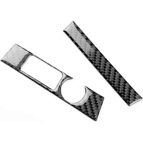 Panneau de commande vitesse intérieur Seat (2017-2019 conduite G/D) - Autocollant fibre carbone souple garniture latérale cadre commande central (1/5)
