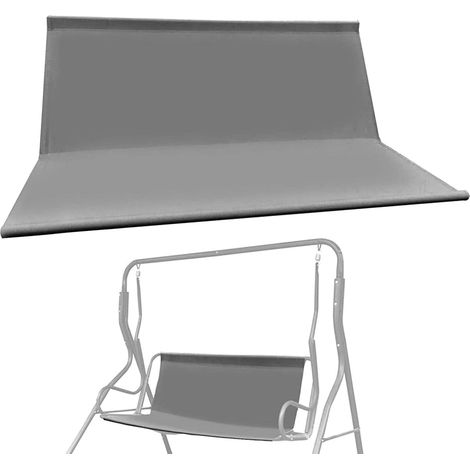 Toit de Rechange pour Balancelle Jardin, Housse Chaise Jardin Couvre-siège Swing, Universel Toile Exterieur, Imperméable Protection UV, 2 et 3 Places Vert 115 x 48 x 48 cm (1/5)