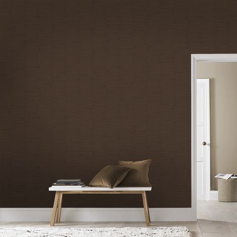 Papier peint intissé Harmony 1005 x 52cm Marron foncé (1/5)