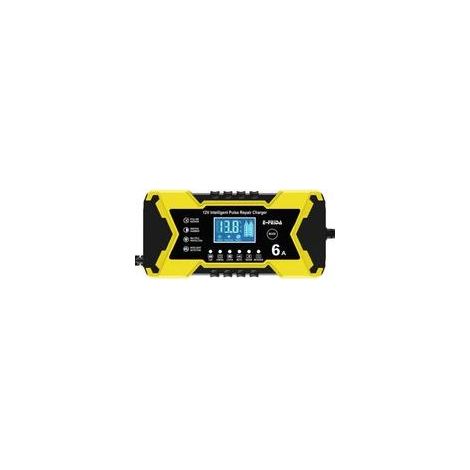 jauneChargeur de batterie de voiture 12 V 6 A, chargeur 12 V pour batteries au plomb-acide (1/5)