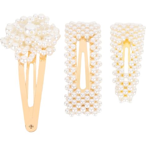 Niedliche Perlenhaarspange für Mädchen – Elegantes Haaraccessoire, Modeschmuck (1/5)
