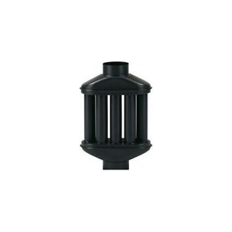 TUBO STUFA DIFFUSORE SCAMBIATORE NERO OPACO CM 10 ALA