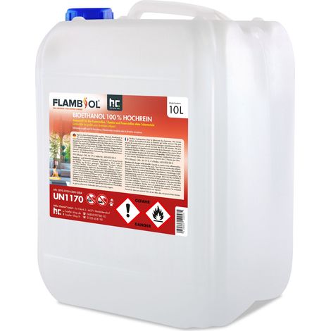 9 x 10 Litre Bioéthanol à 100% dénaturé