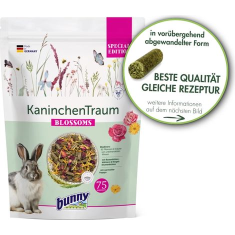 Bunny Nature Nagerfutter Kaninchen Traum Special Edition Blossoms 1,5 kg