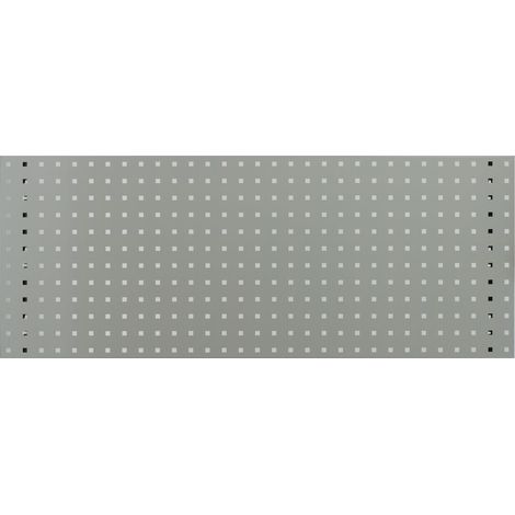 ADB Werkzeugwand Lochwand 1177 x 456 mm lichtgrau Lochplatte Werkzeughalter (1/3)