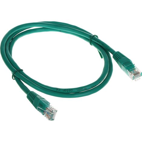 Patchkabel RJ45/1.0-Grün 1,0 m Conotech