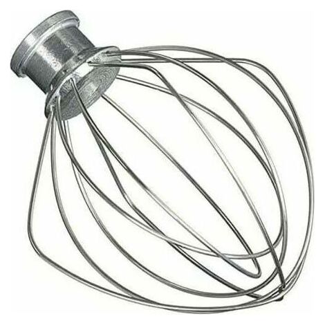 PA Ersatz-Schneebesenkopf aus Edelstahl. Kompatibel mit KitchenAid K45WW KSM150 KSM160 K45 KSM90 Standmixer, Schneebesen, Edelstahl und Aluminium (1/4)