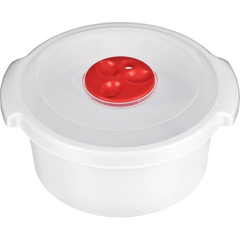 pour Micro-Ondes - faitout (Blanc, 0,5, 1 et 2 litres)