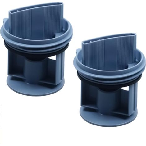Zwei Waschmaschinenfilter sind im Lieferumfang enthalten und können als Ersatz verwendet werden. Kompatibel mit den meisten handelsüblichen Waschmaschinen. (Blau) (1/5)