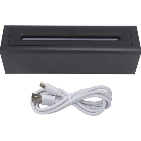 Diffuseur d'huiles essentielles 150 ml, humidificateur d'aromathérapie, lumière flamme colorée, fonctionnement silencieux, alimentation USB, diffuseur de brume noir (1/5)