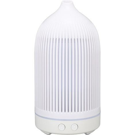 Diffuseur d'huiles essentielles avec éclairage multicolore, 200 ml, blanc, silencieux, USB, brumisateur d'huiles parfumées pour chambre à coucher (1/5)