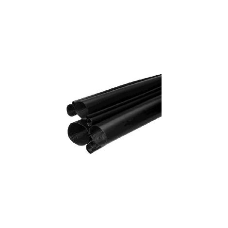 3M Deutschland Warmschrumpfschlauch mit.w12/3 mm,sw. MDT-A 12/3