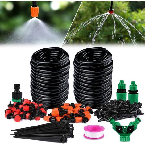 Kit d'irrigation goutte à goutte automatique avec pulvérisateur à vitesse réglable (1 unité) (1/5)