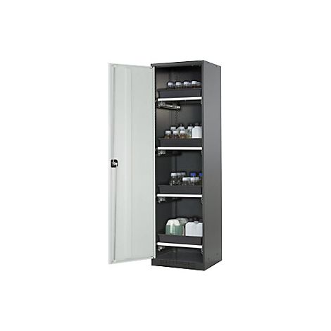 Armario de laboratorio para productos químicos 1 puerta alta