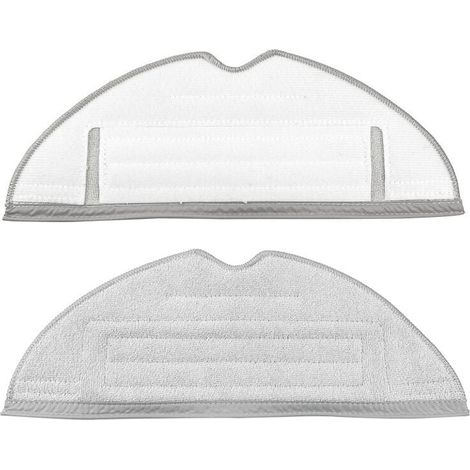 UlisemAccessories VibraRise Mop Cloths Accessori per Roborock S8/S8+/S8 Pro Ultra/S7/S7 Maxv/S7 Maxv Ultra/S7 Max Ultra/S7 Pro Ultra Robot Aspirapolvere Confezione da 2 (Grigio) (1/4)