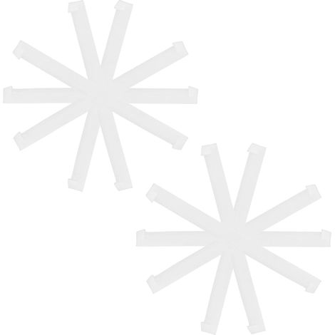10 Pièces Racleur de Sol Nettoyage et Remplacement Facile, pour Sols en Bois et Carrelage et Silicone Salle de Bain Usage Intérieur (1/5)