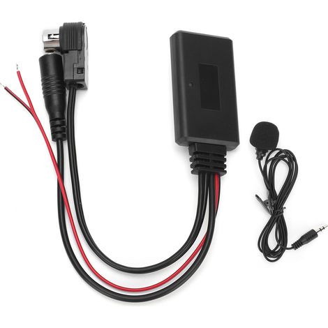Bluetooth-AUX-Adapterkabel mit Mikrofon für Freisprechanrufe an Alpine-Autoradios (1/5)