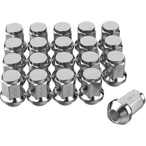 20 écrous de roue 12 x 1,5, cache-vis plein, boulons de jante 35 mm, accessoires compatibles pour (1/5)