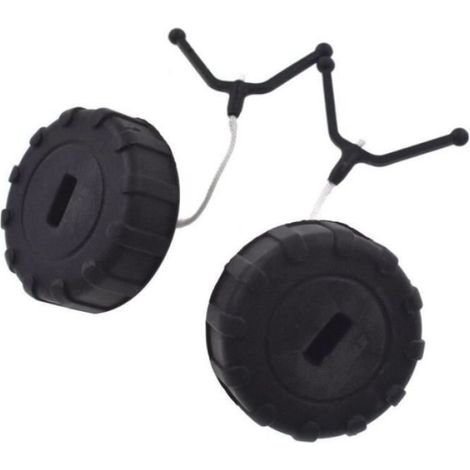 Bouchon Essence - Bouchon Huile - Pour Tronçonneuse Stihl MS170 MS180 017 018 - Référence OEM 11303500500 - Lot de 4 Pièces (1/4)