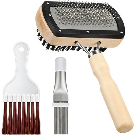 Nettoyant pour Climatiseur - Kit de Nettoyage Outil de Lavage AC à Poignée Peigne à Ailettes de Condenseur de Climatiseur pour Restaurant Cuisine Hôtel (1/5)