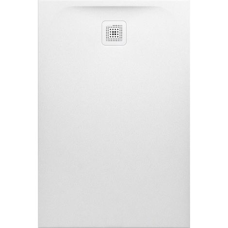 Receveur de douche LAUFEN PRO rectangulaire, écoulement sur le petit côté 1200 x 800 x 33 mm blanc mat LAUFEN