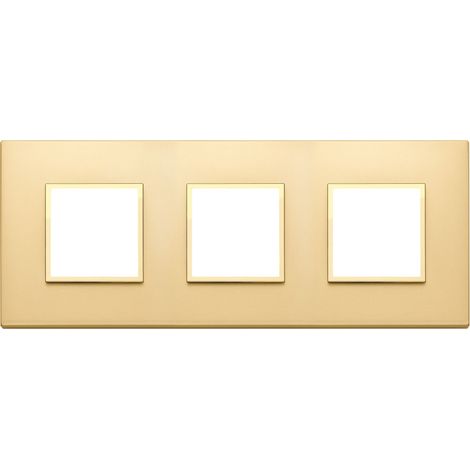 VIMAR - 21644.G10 Platte 6M(2+2+2)i71 total satiniertes Gold