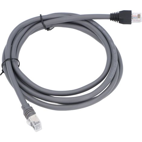 Cavo di prolunga Ethernet portatile, connettore trasparente, alta velocità, impermeabile, per mini antenna satellitare rettangolare, 5 m / 16,4 piedi (1/5)