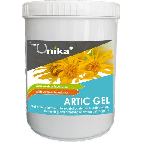 ARTIC GEL per cavalli a base di Arnica Montana rinfrescante defaticante per le articolazioni 1kg
