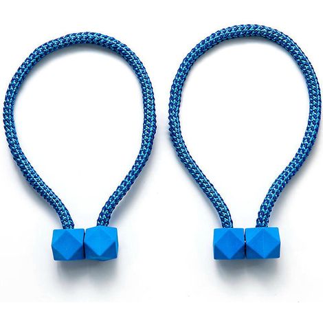 Starke magnetische Gardinenhalter, Gardinenhalter, modernes Upgrade, dekorative Seil-Gardinenhalter für neue, robuste Gardinen (5er-Pack, 10 Stück)