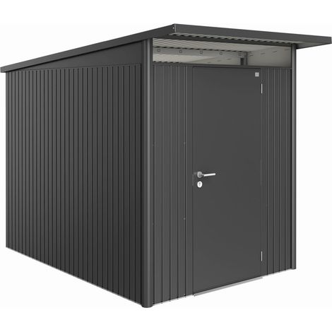Biohort AVANTGARDE A3 Metall-Gartenhaus  Dunkelgrau Metallic
