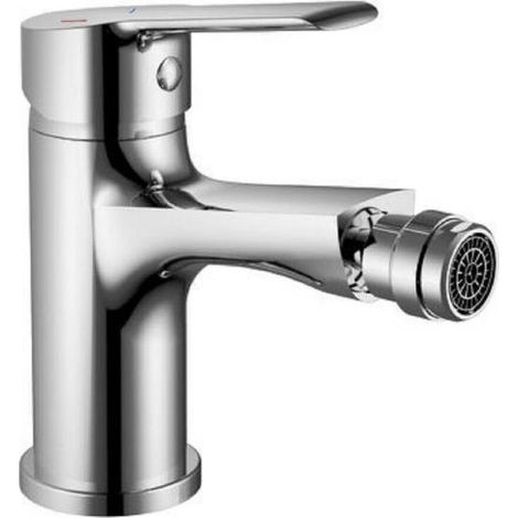 Miscelatore rubinetto per bidet bagno in ottone cromato + piletta ROLL 87106