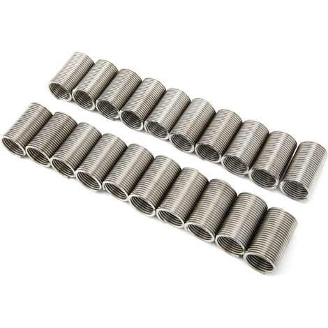20 inserts filetés en acier inoxydable (SUS304) pour la réparation de douilles à vis M14 x 1,5 x 3D (1/5)