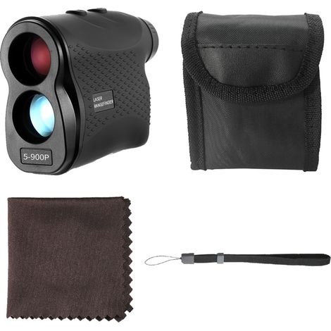 Télémètre laser de golf 600 m/900 m, testeur de vitesse, télémètre laser numérique pour la chasse, monoculaire télescopique (1/4)