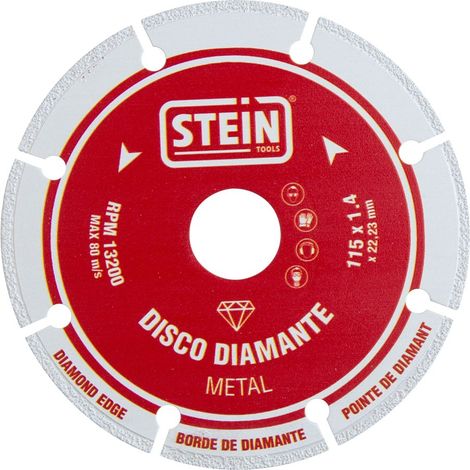 Diamantscheibe aus segmentiertem Metallkrug, 115 mm