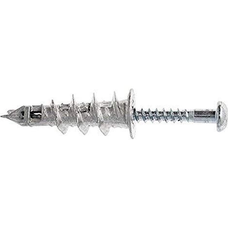 Ensemble de 30 chevilles autoperceuses XJ Sting, taille M4 x 39 mm, grises, vis incluses (1/3)