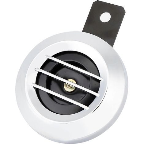 Klaxon électrique universel pour moto, puissant et étanche, 12 V, 110 dB, avec haut-parleur rond. (1/5)